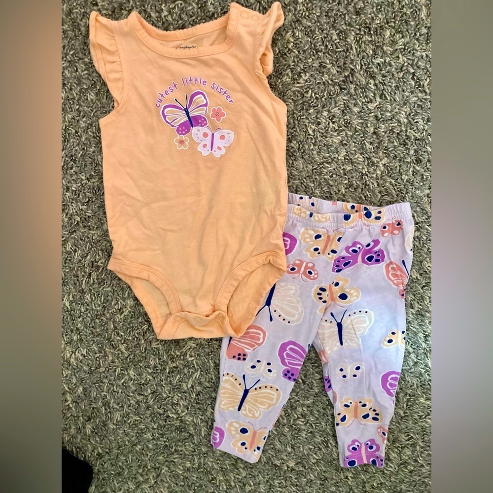 Carters 9 month baby girl summer outfit